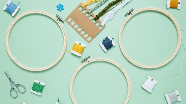 zestaw do haftu z muliną